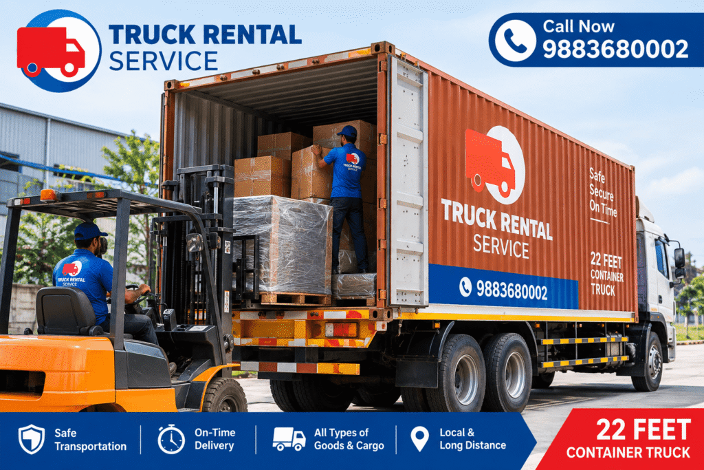 Container Truck Rental in Kolkata